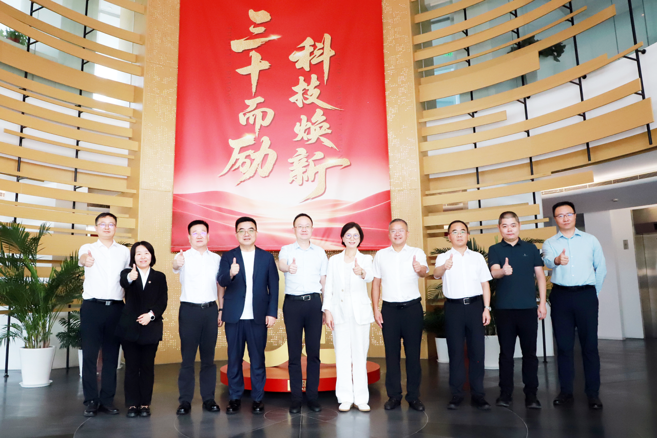 湖南津市市领导莅临华宝股份考察